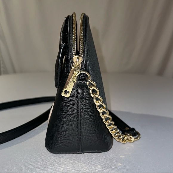Betsey Johnson Black and Cream Crossbody Bag - Picture 5 of 15